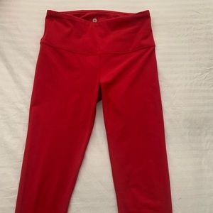 90 degree red leggings